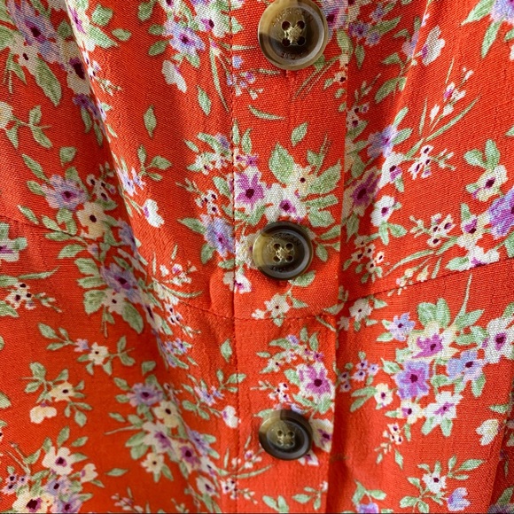 American Eagle Floral Print Dress Size M - Picture 4 of 10